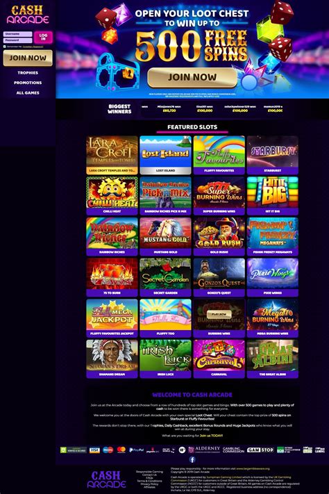 Cash arcade casino online